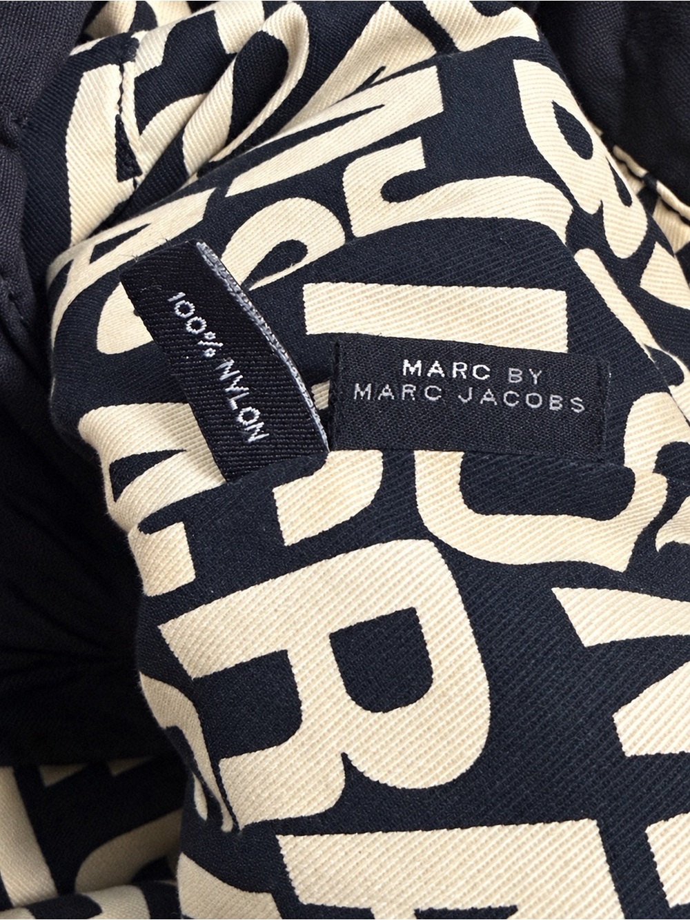 Marc by Marc Jacobs Standard Supply Black Quilted Nylon Tote Bag - Picture 9 of 10